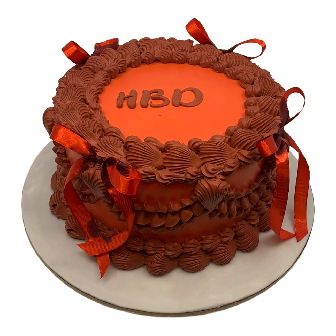 Velvet Crimson Bow Cake