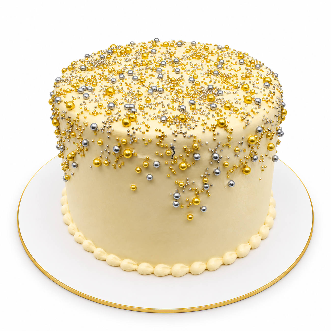 Champagne Sparkle Pearl Cake