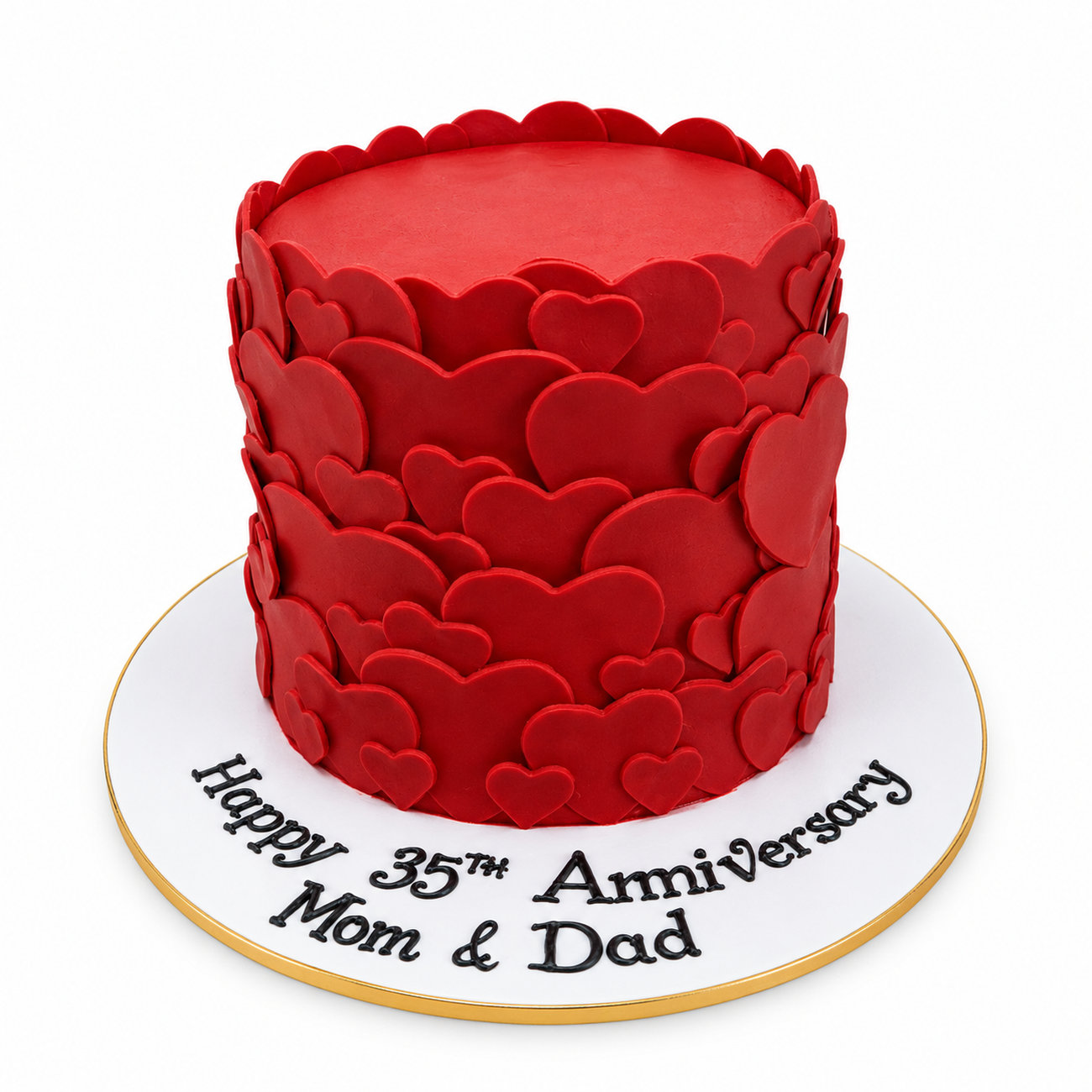 Crimson Heart Tapestry Cake 2.0