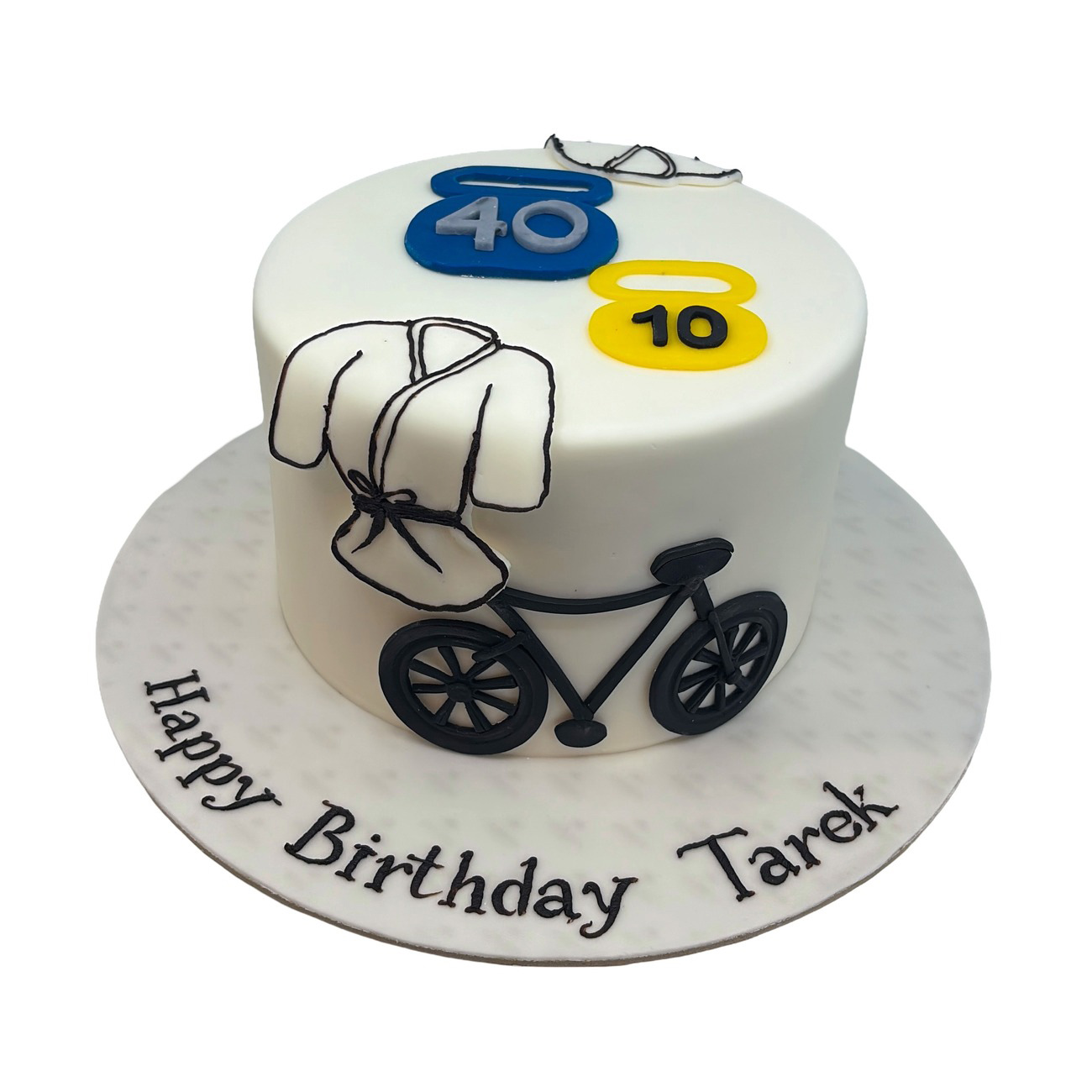 Active Sports & Fitness Themed Cake