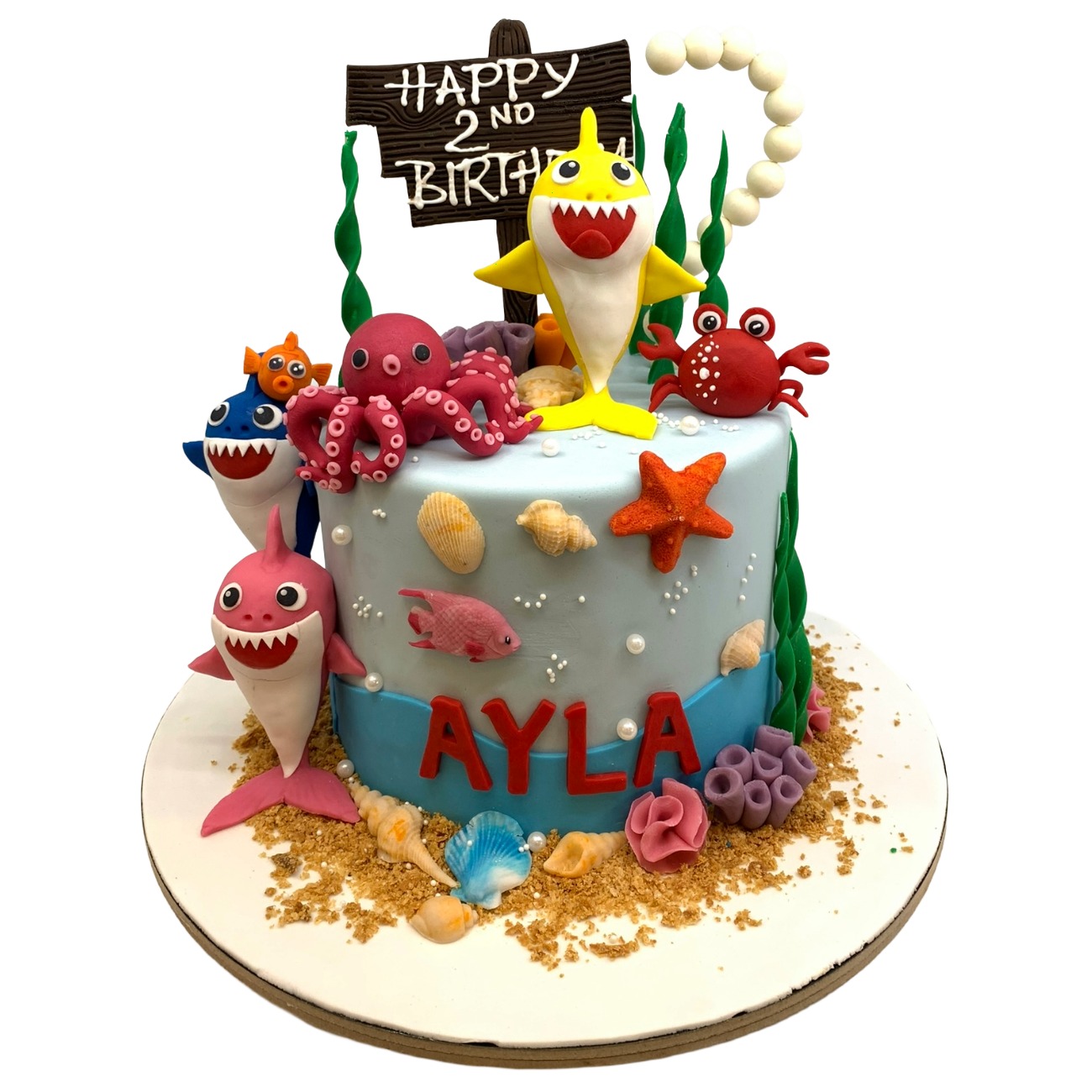 Baby Shark Ocean Friends Cake