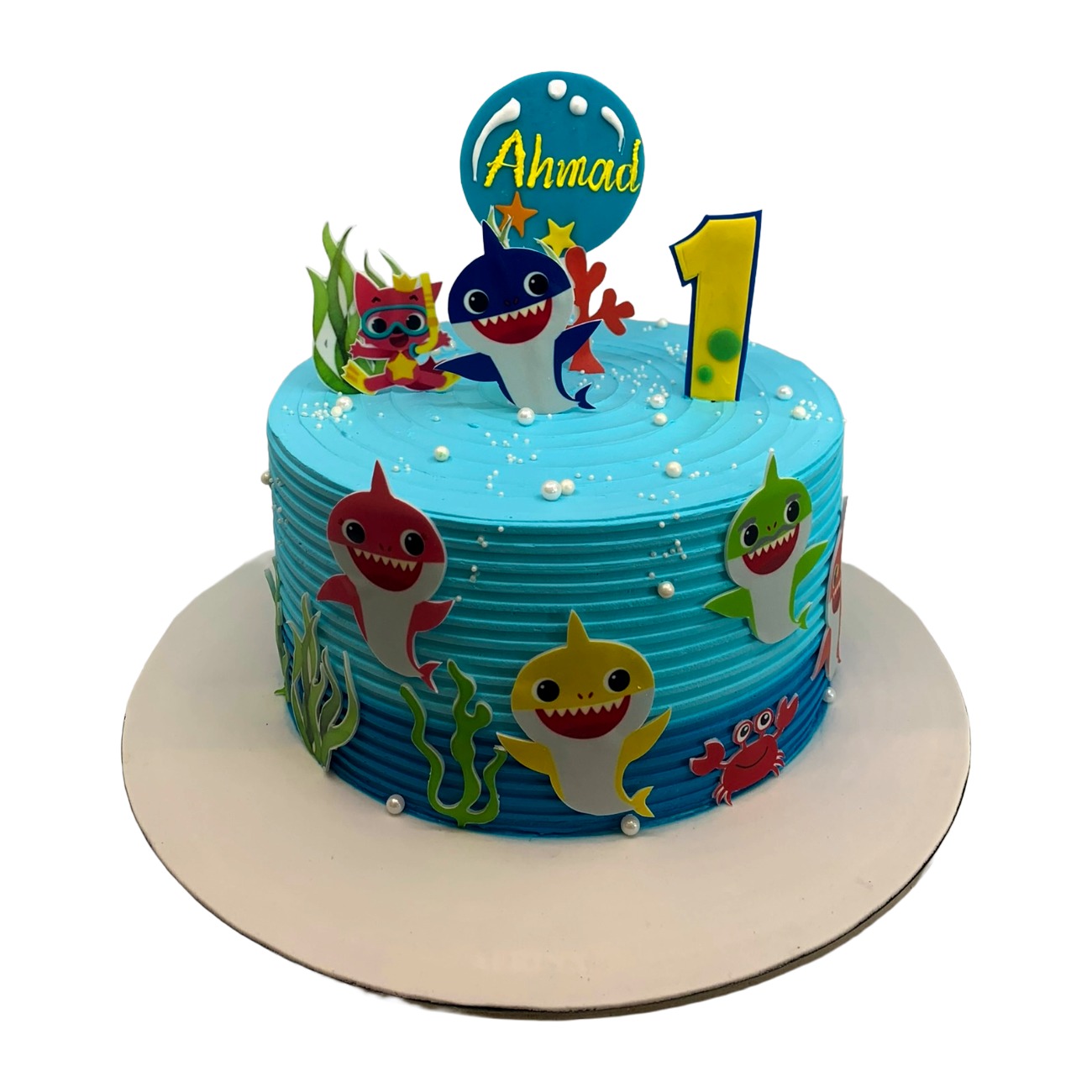 Baby Shark Underwater Adventure Cake