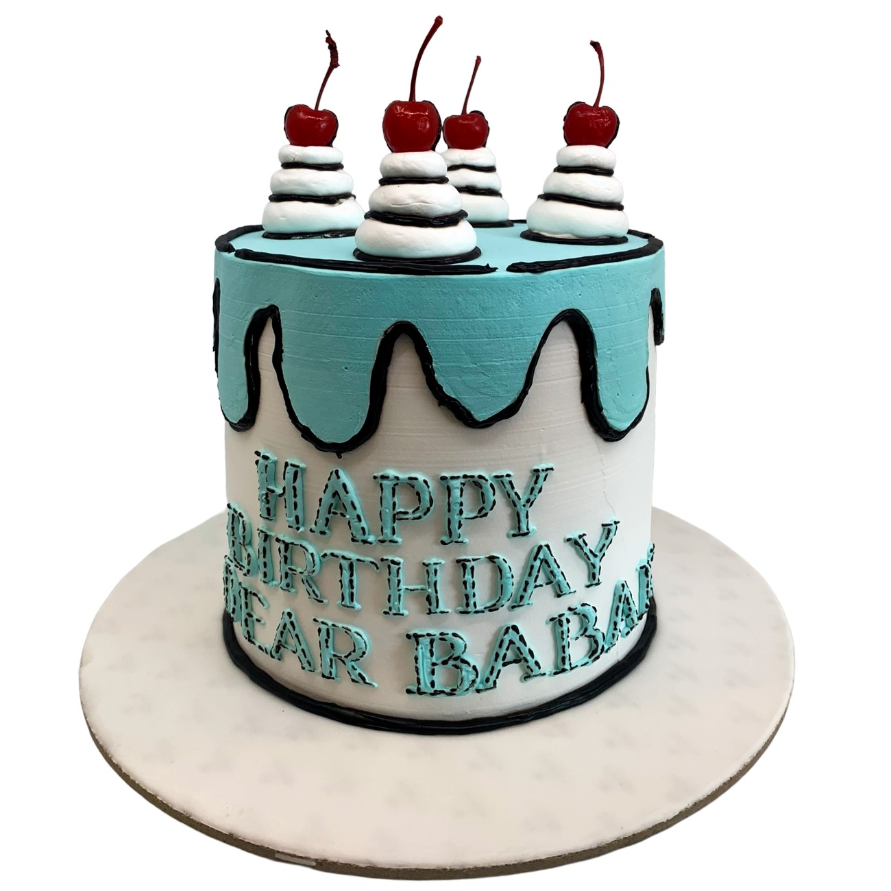 Cartoon Drip Cherry Pop Cake