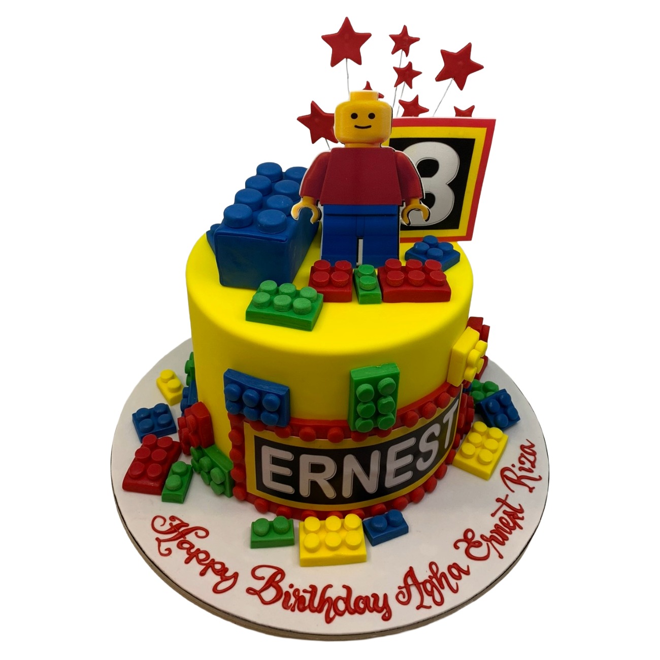 Classic Building Block Lego Cake