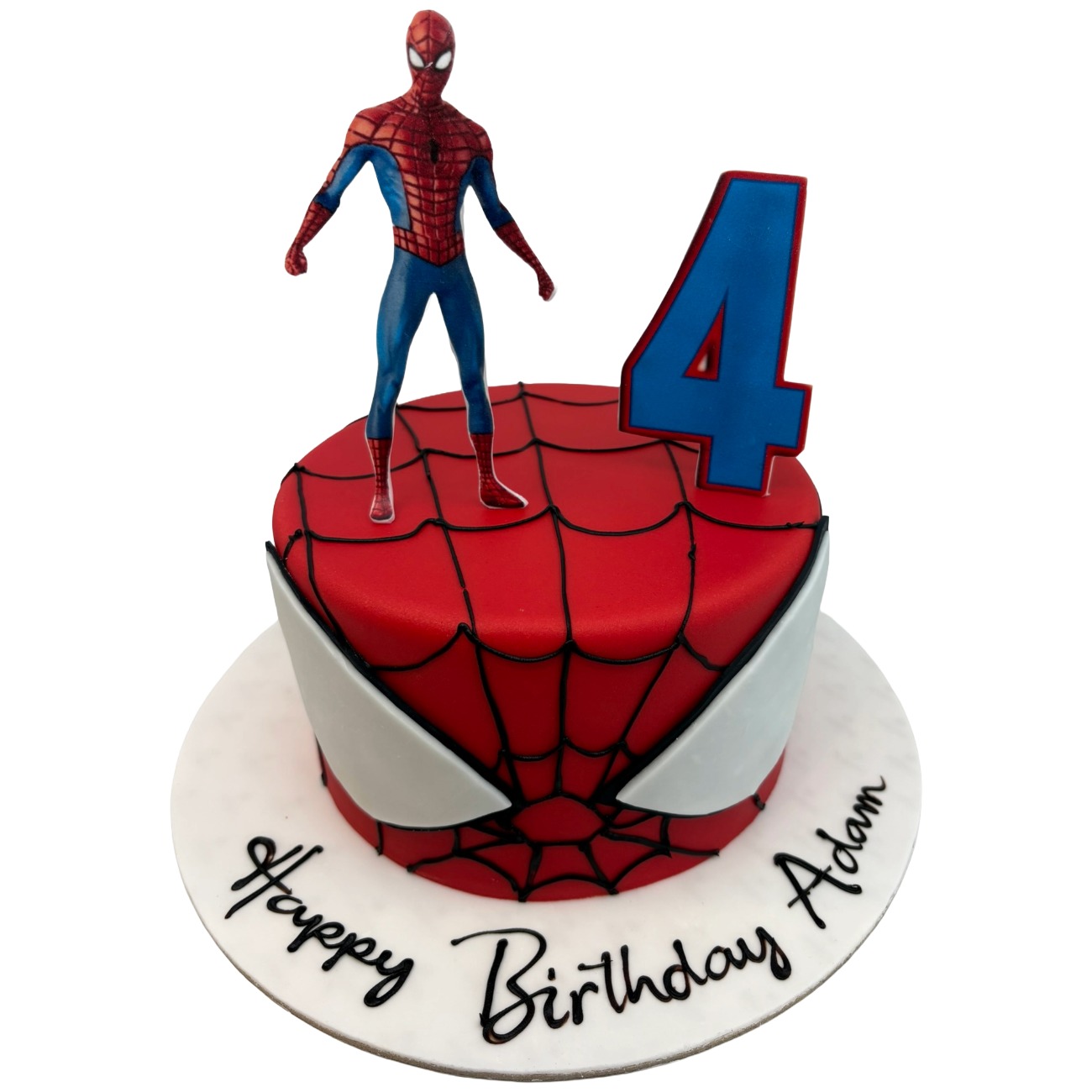 Classic Spiderman Web-Slinger Cake
