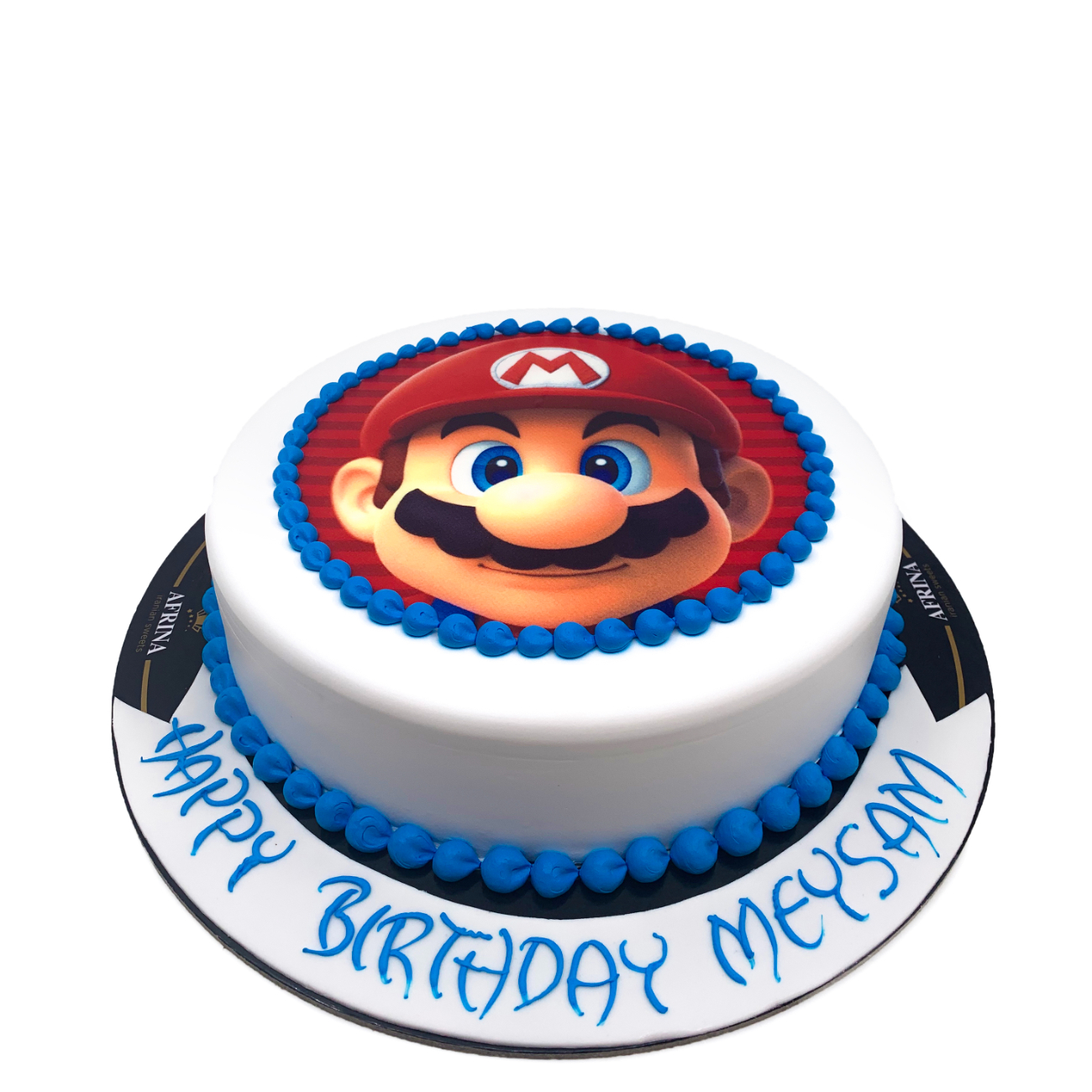 Classic Super Mario Edible Image Birthday Cake