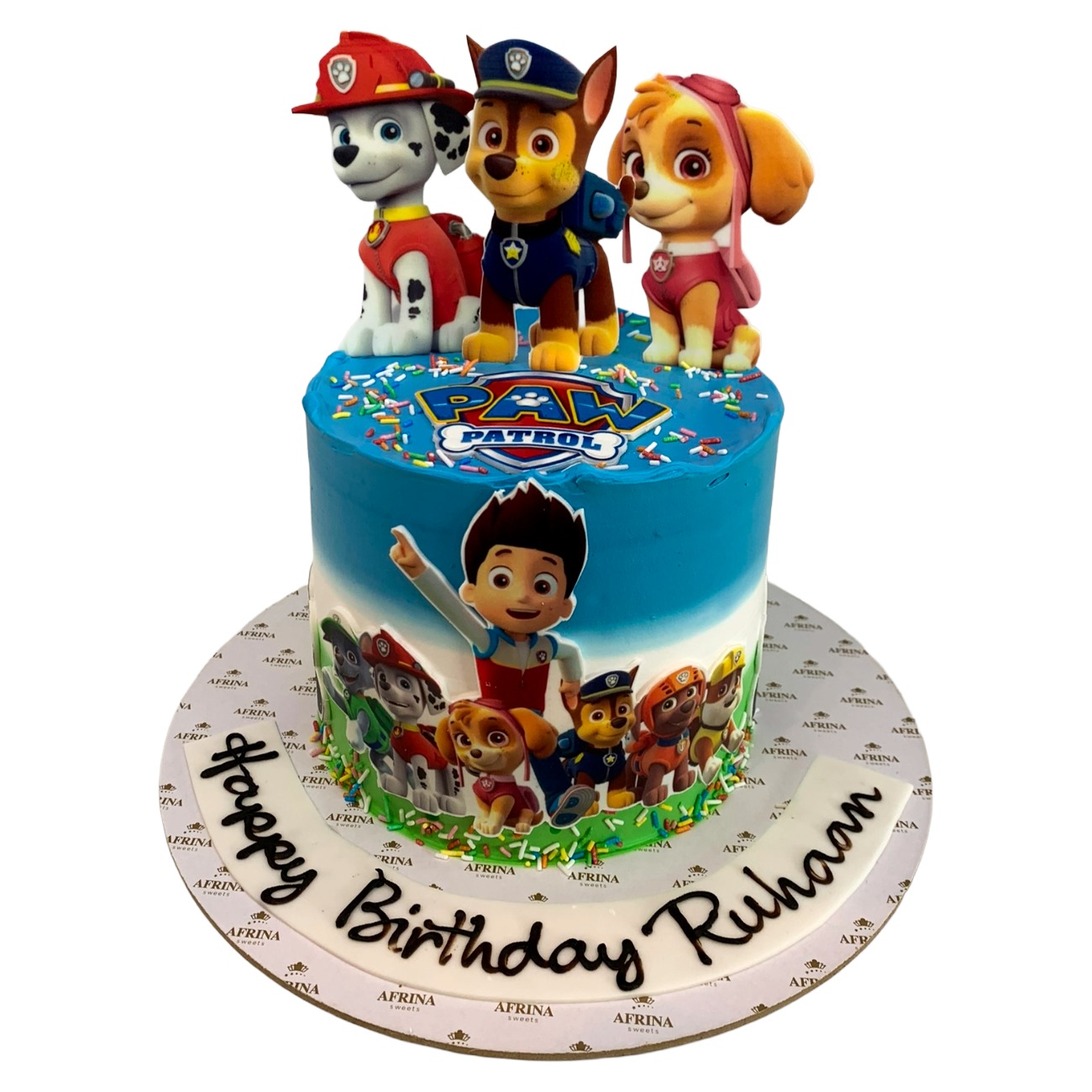 Cloud Coloured PAW Patrol Adventure Cake