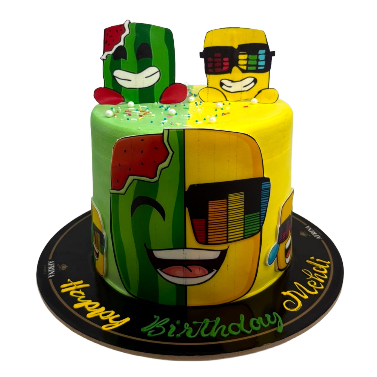 Cocomelon & DJ Party Fusion Cake