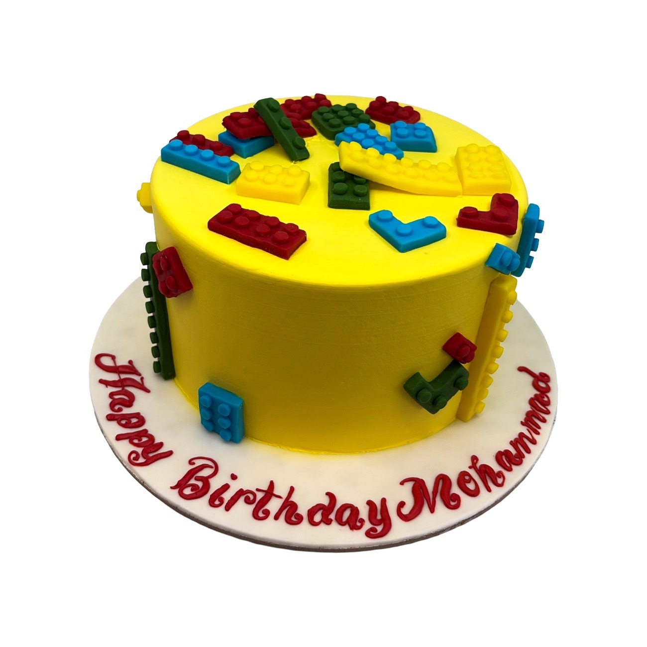 Colorful Creative Bricks Celebration Cake