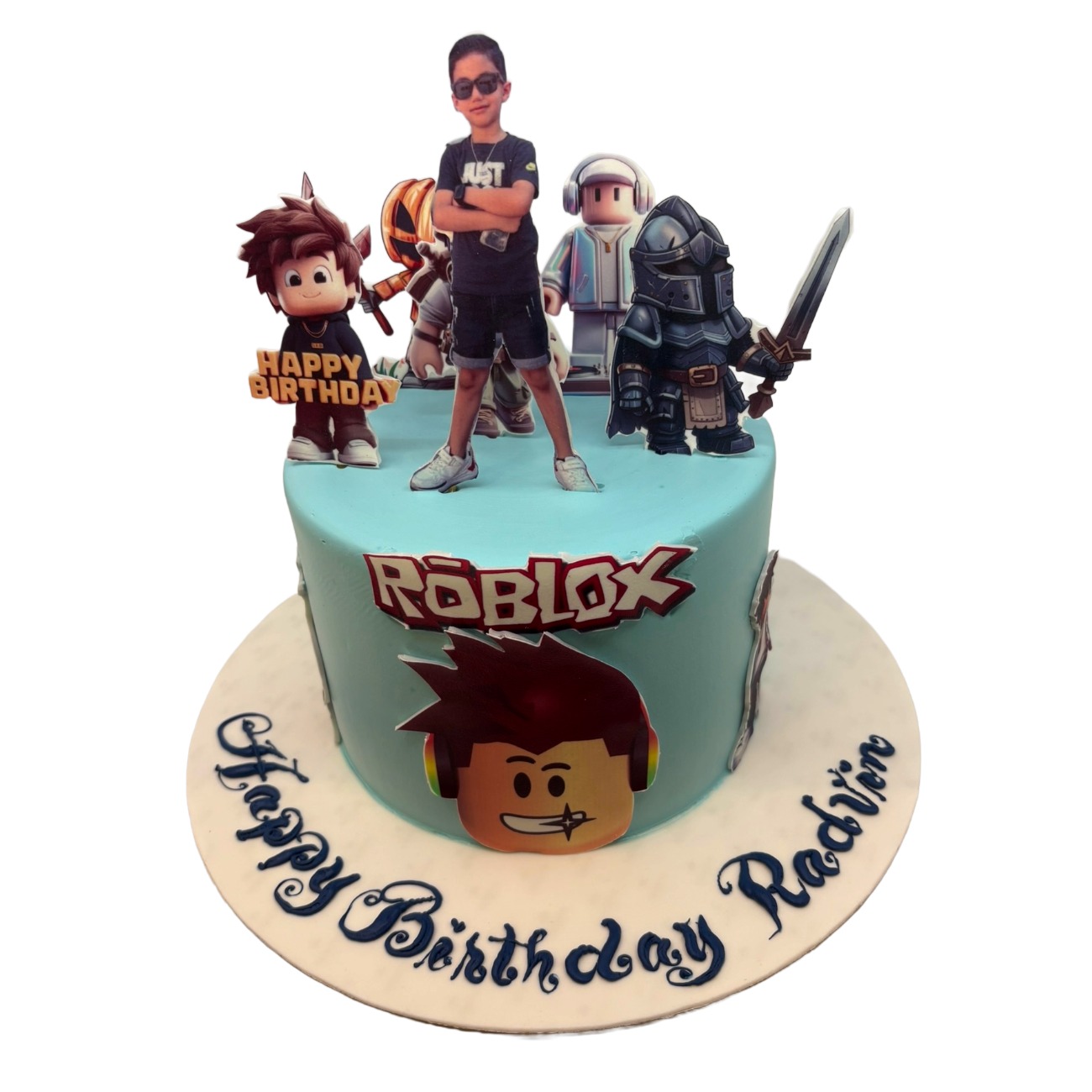 Custom Roblox Avatar Gaming World Cake