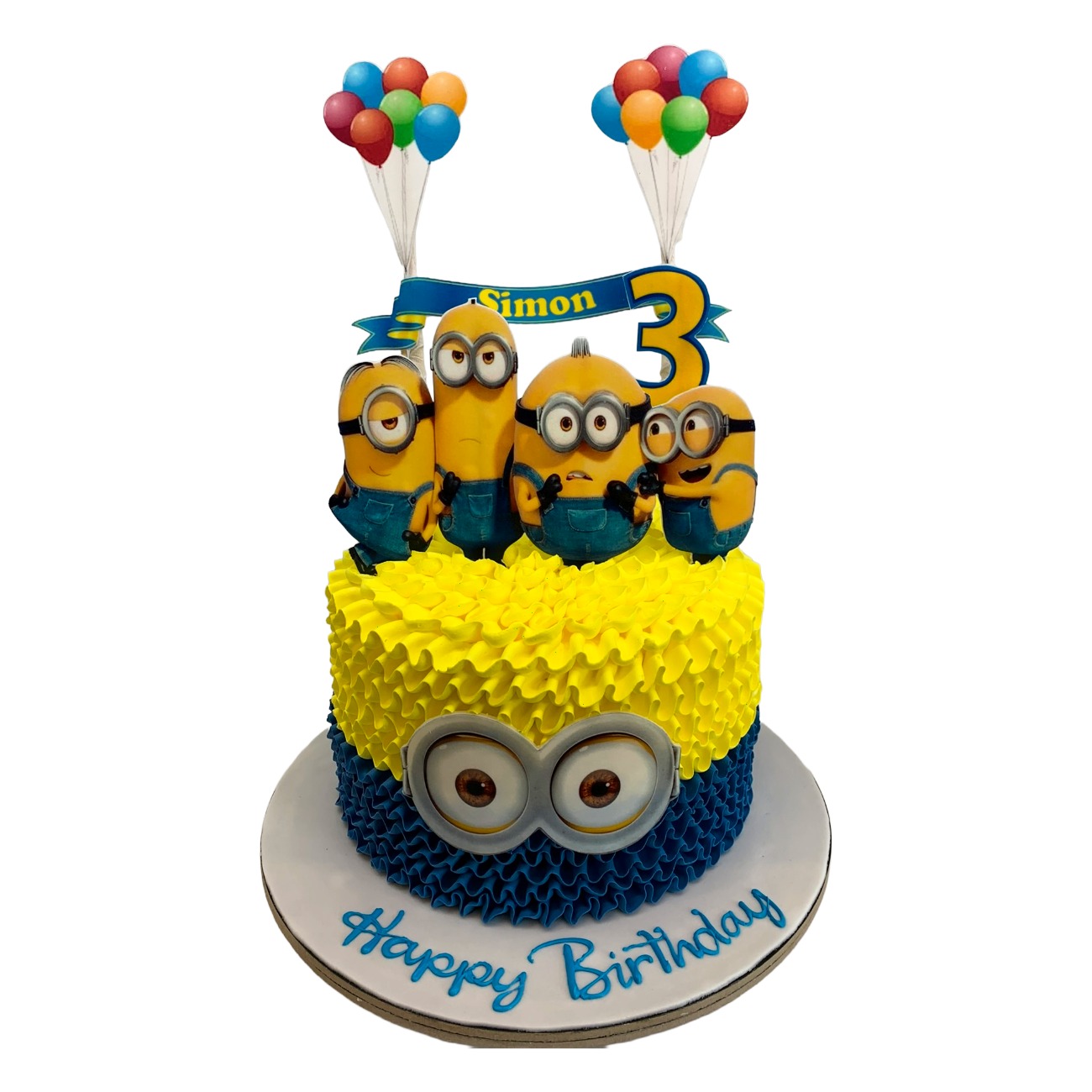 Despicable Me Minions Party Celebration Cake
