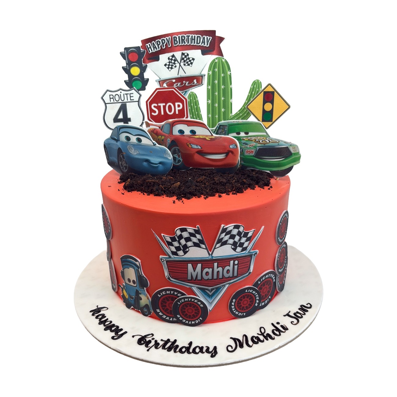 Disney Cars Piston Cup Racing Cake