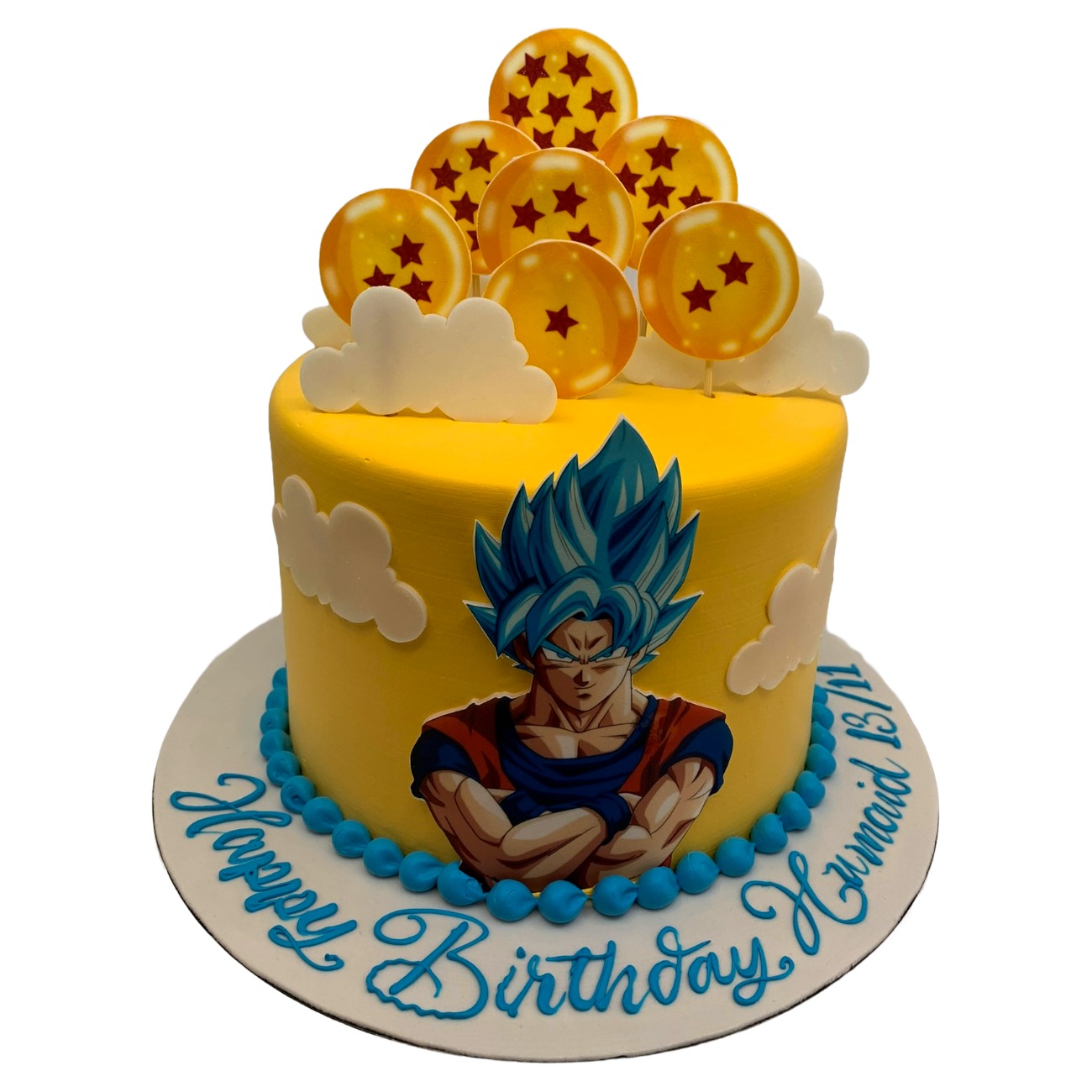 Dragon Ball Z Super Saiyan Goku Cake