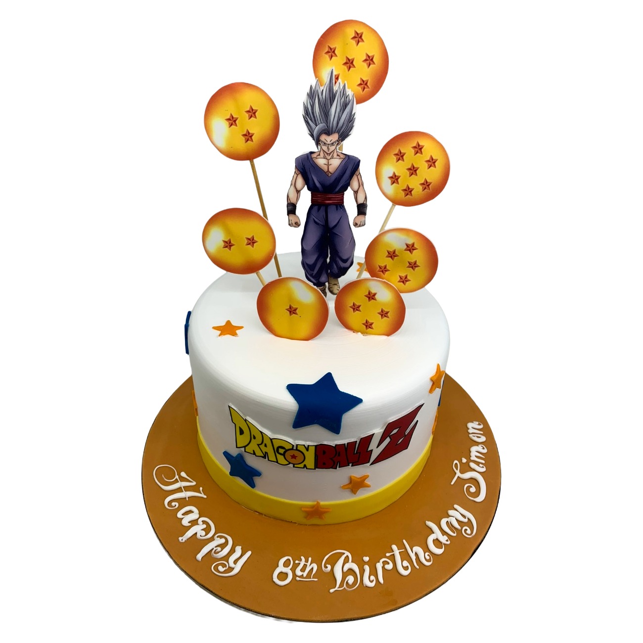 Dragon Ball Z Super Saiyan Hero Cake