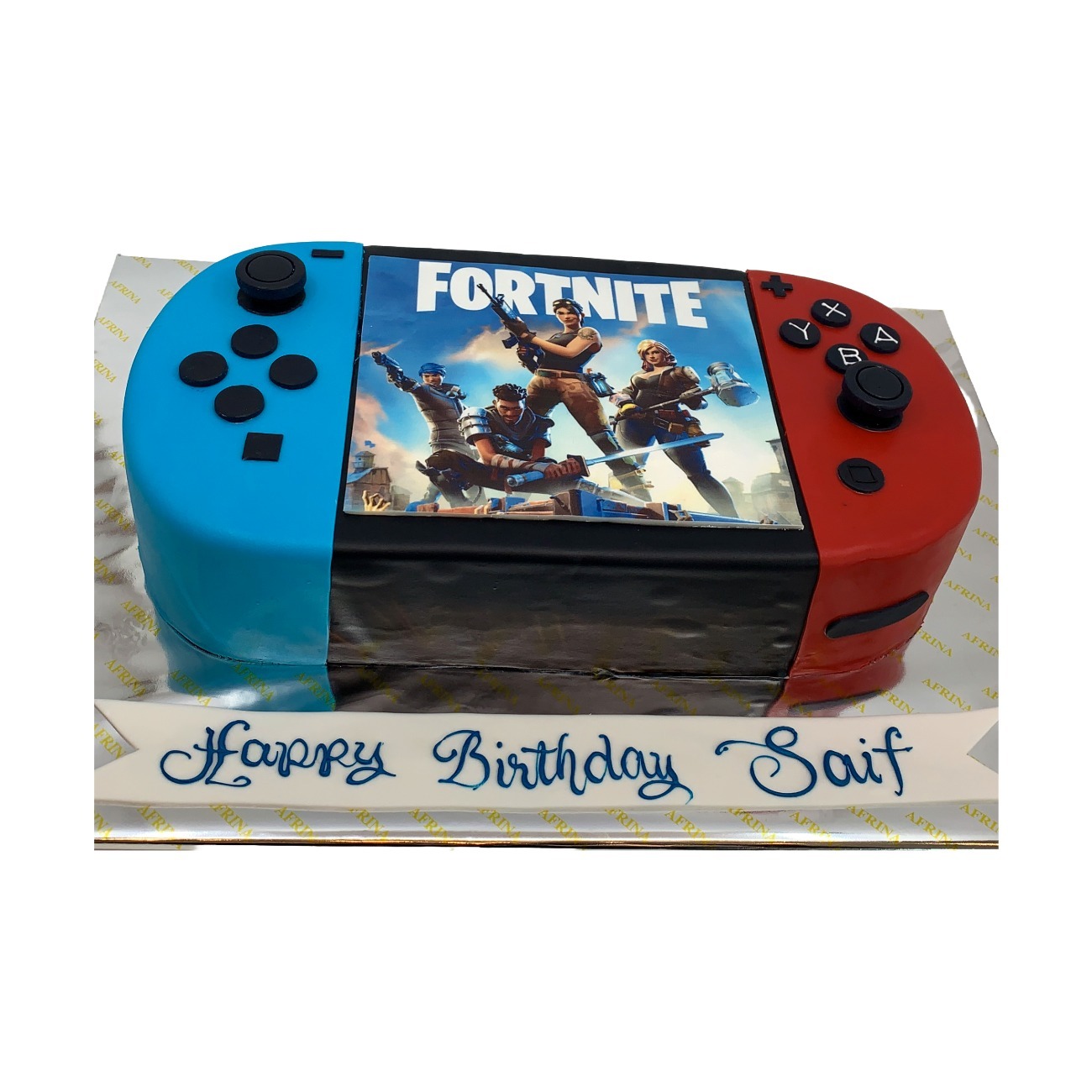 Fortnite Gaming Console Cake