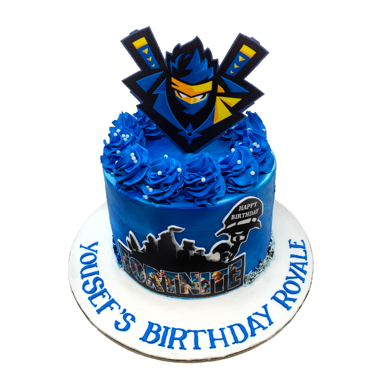 Fortnite Ninja Theme Birthday Cake