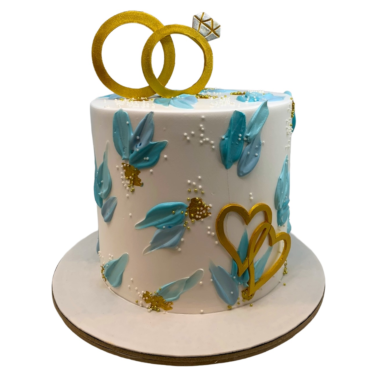 Heart Balloon Birthday Celebration Cake