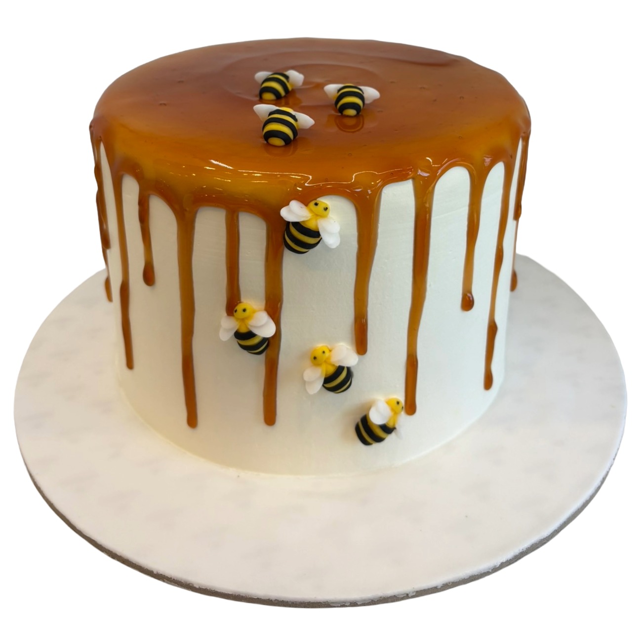 Honey Drip Bumblebee Celebration Cake
