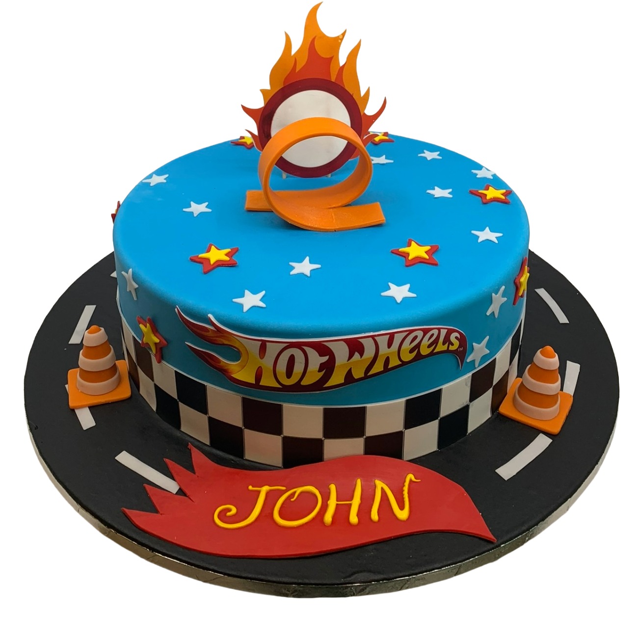 Hot Wheels High-Speed Race Cake