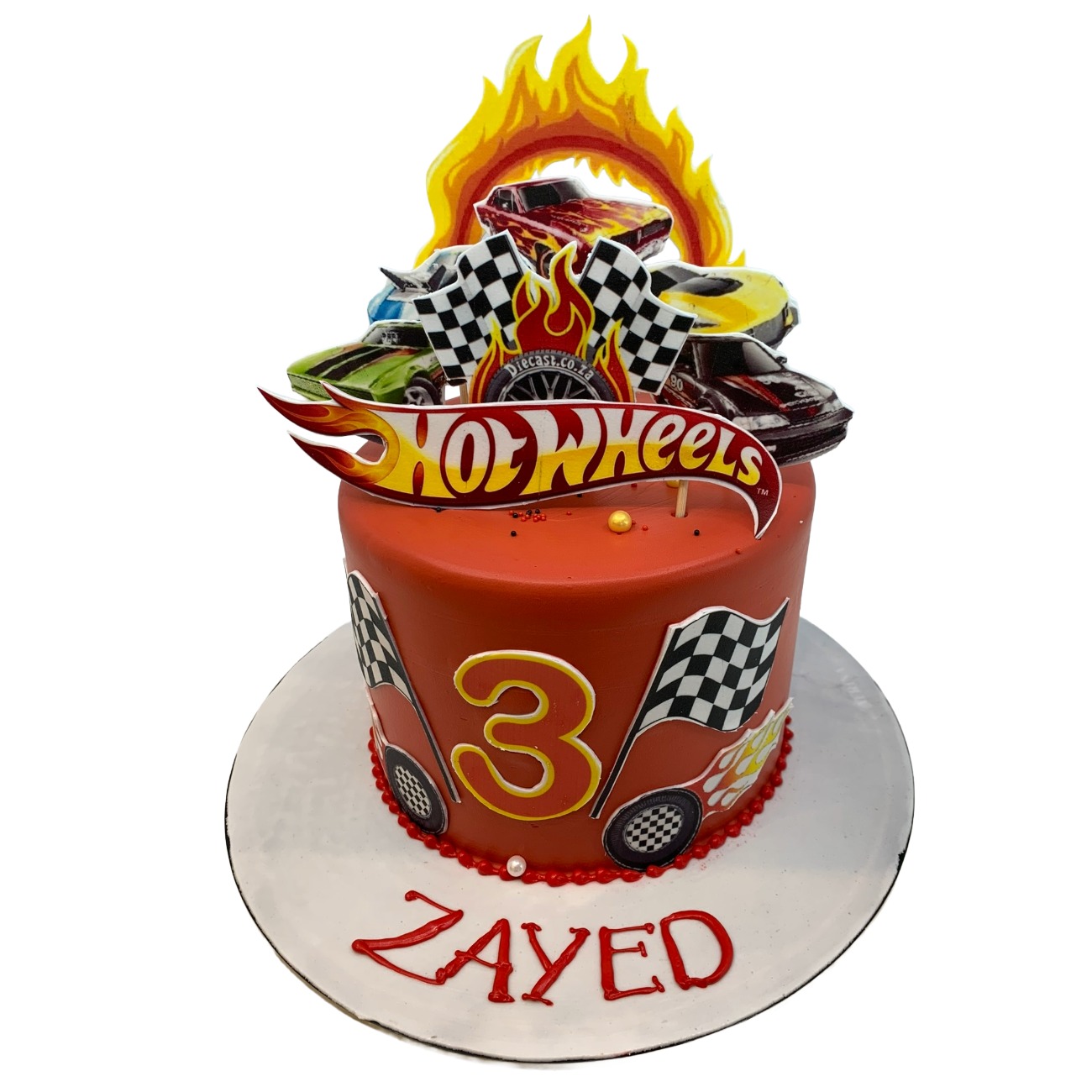 Hot Wheels Turbo Racing Cake