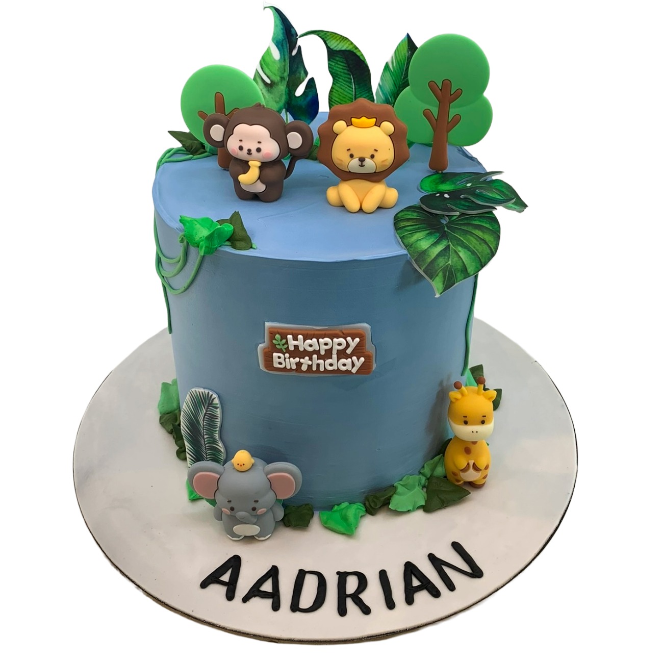 Jungle Friends Safari Adventure Cake