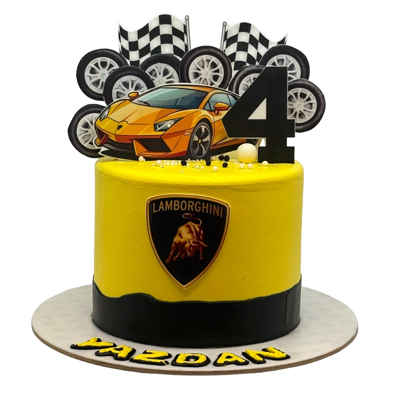 Lamborghini Luxury Supercar Cake