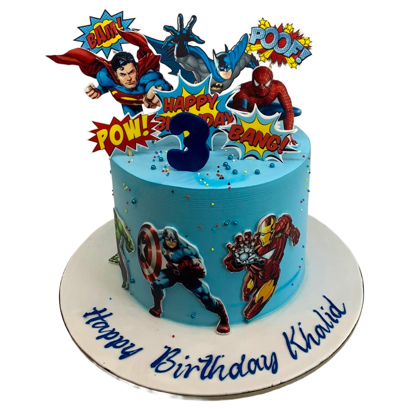Marvel & DC Superhero Avengers Cake