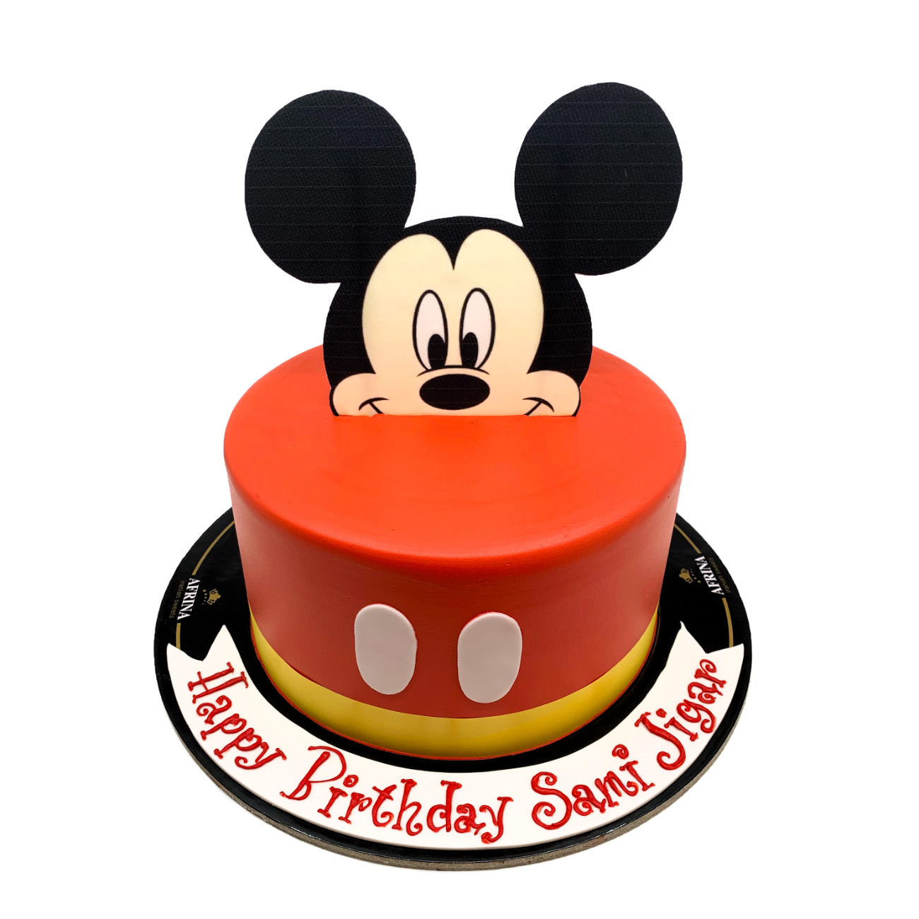 Mickey Mouse Club House Inspired Birthday Cake