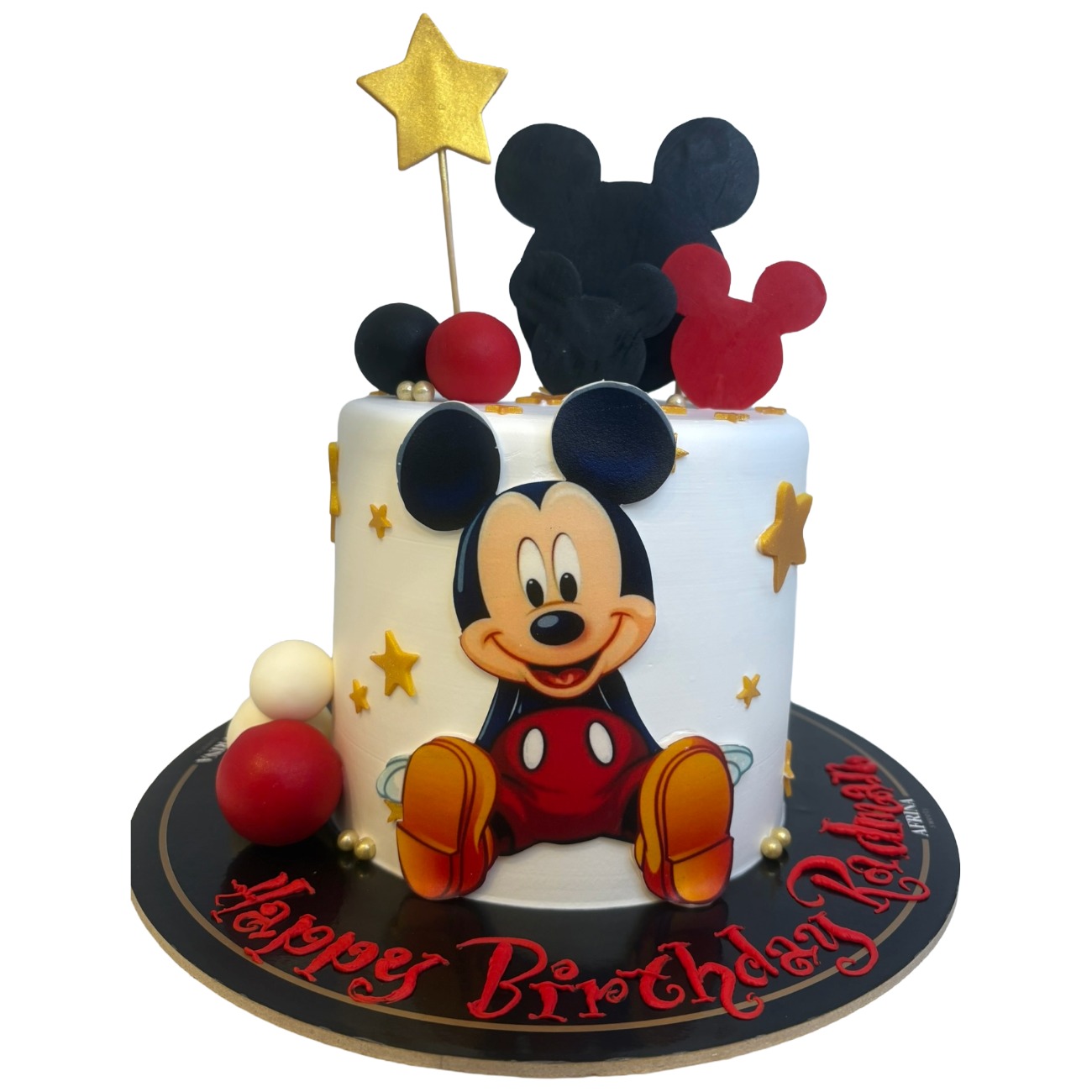 Mickey Mouse Starry Birthday Cake