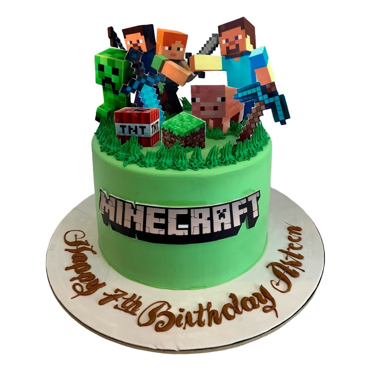 Minecraft Pixel-Perfect Quest Cake