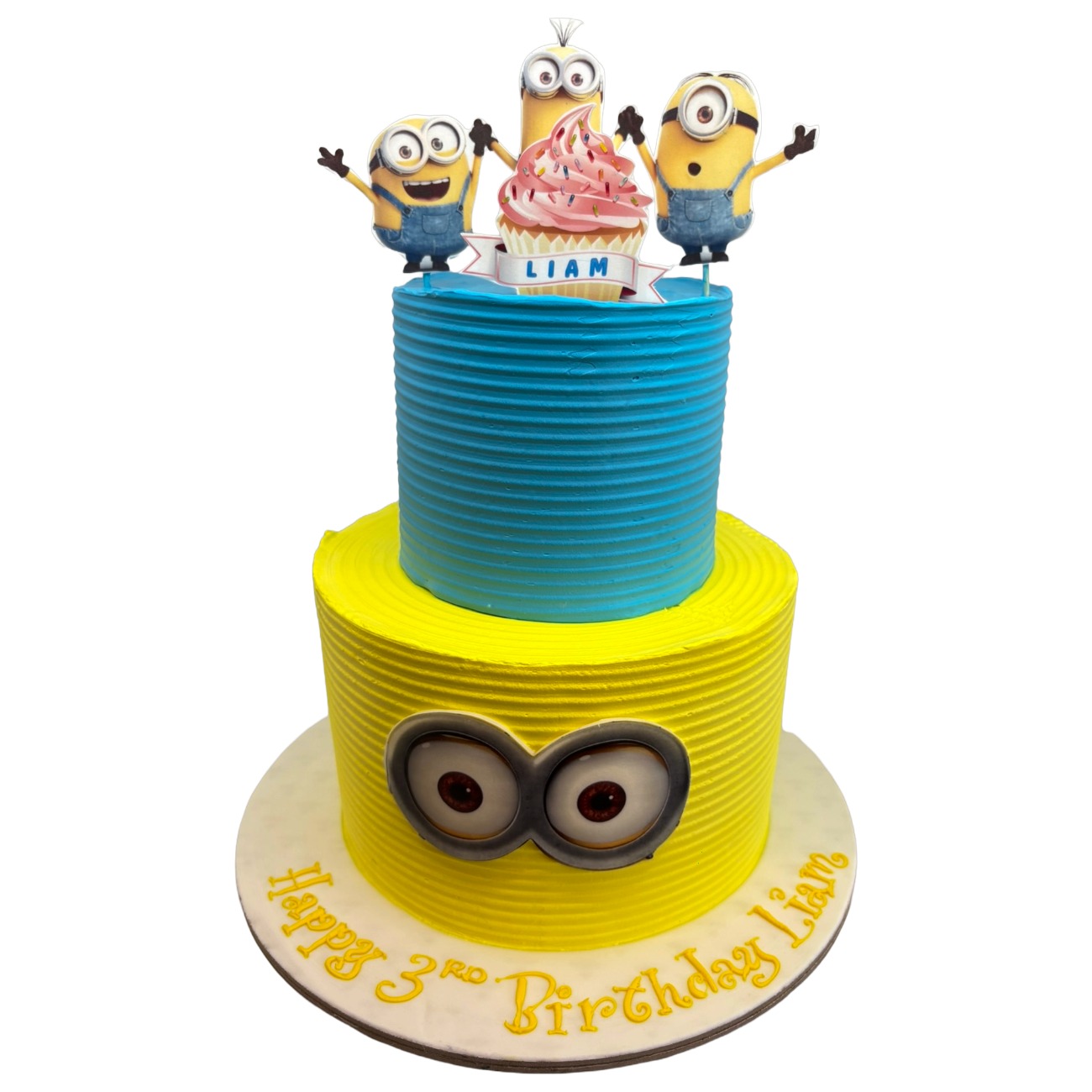 Minions Two-Tier Celebration Cake