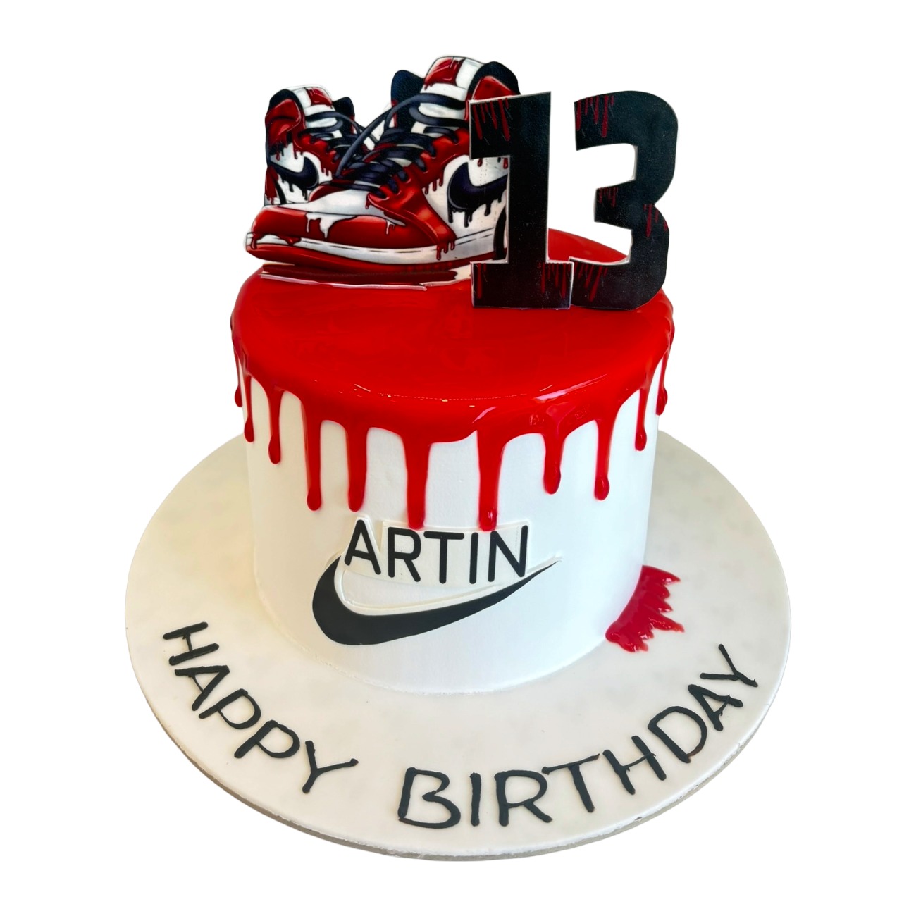 Nike Air Jordan Sneakerhead Birthday Drip Cake