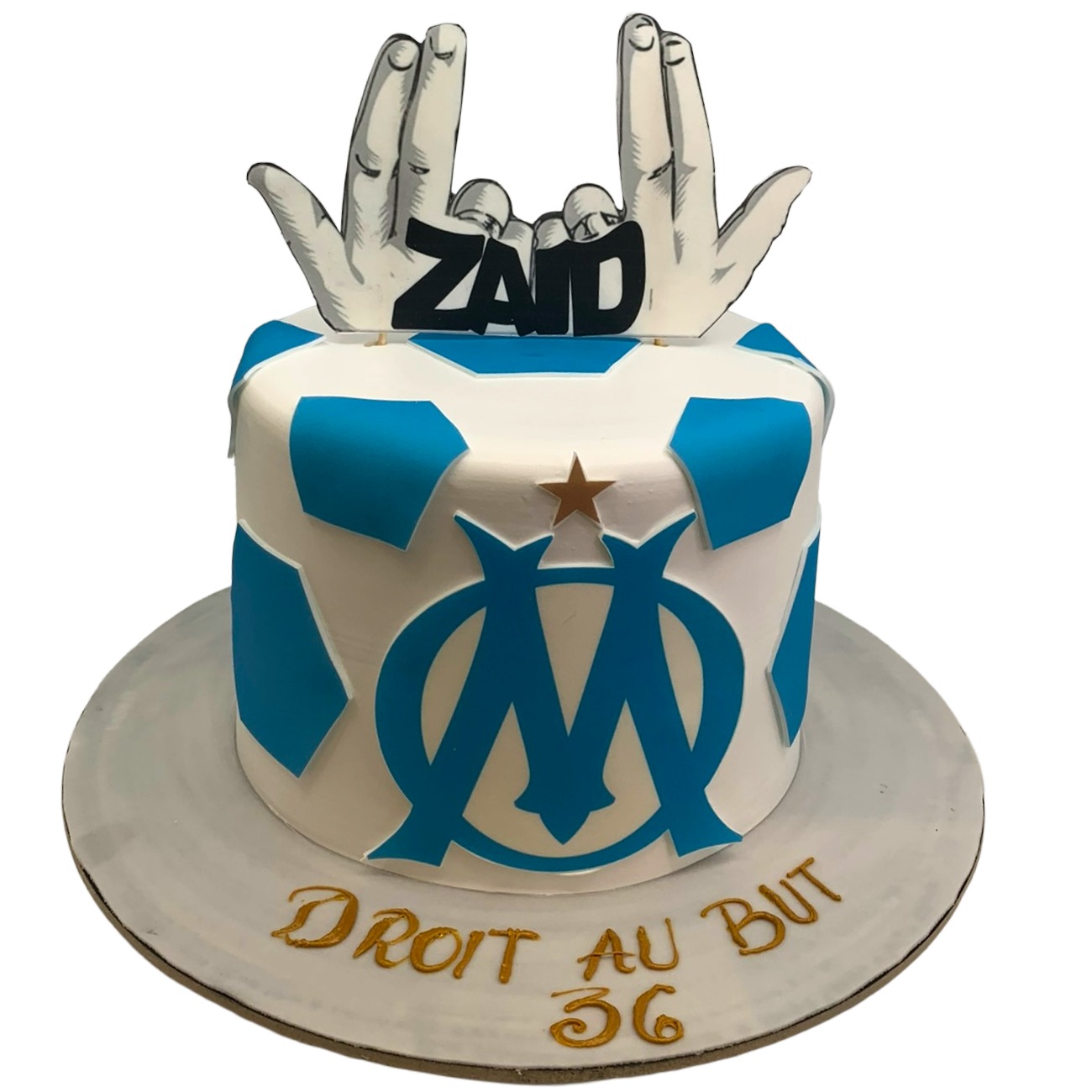Olympique de Marseille Football Fan Cake