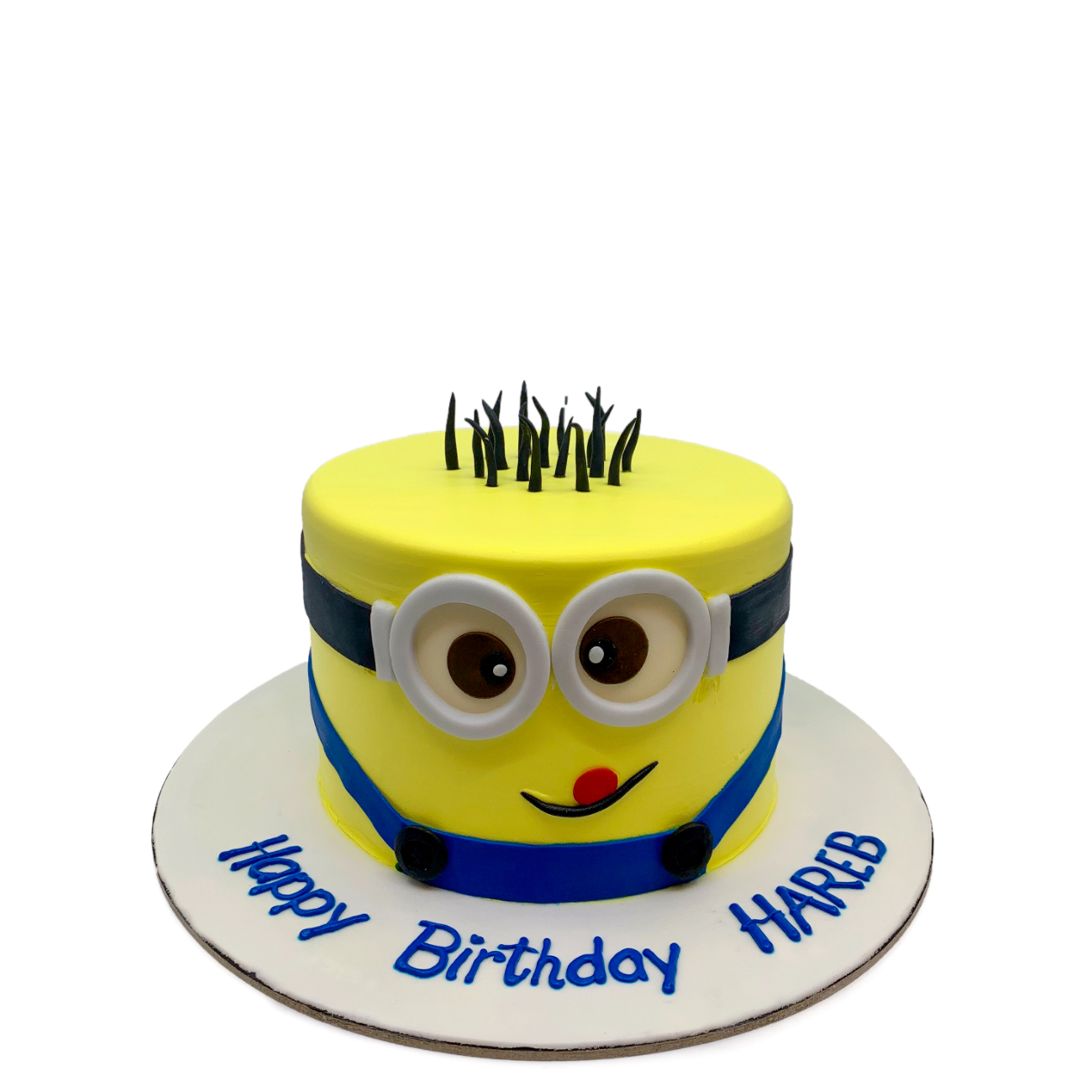 Playful Yellow Minion Birthday Cake