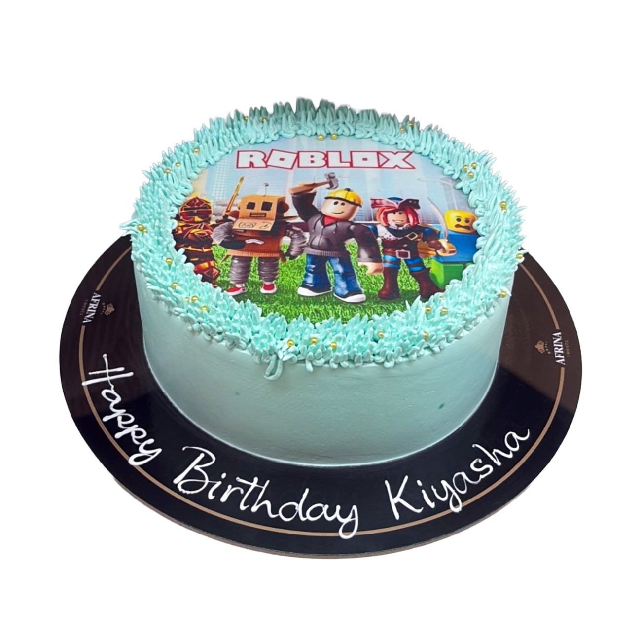 Roblox Gamer Frosting Portrait Cake