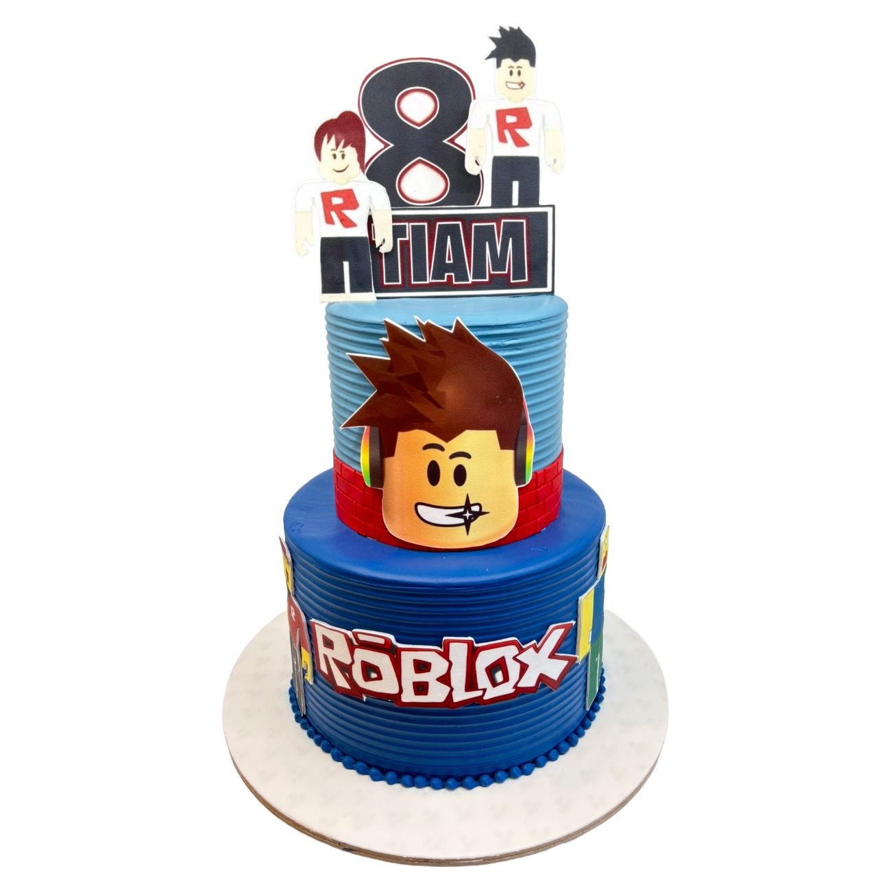 Roblox Gaming Universe Two-Tier Birthday Cake