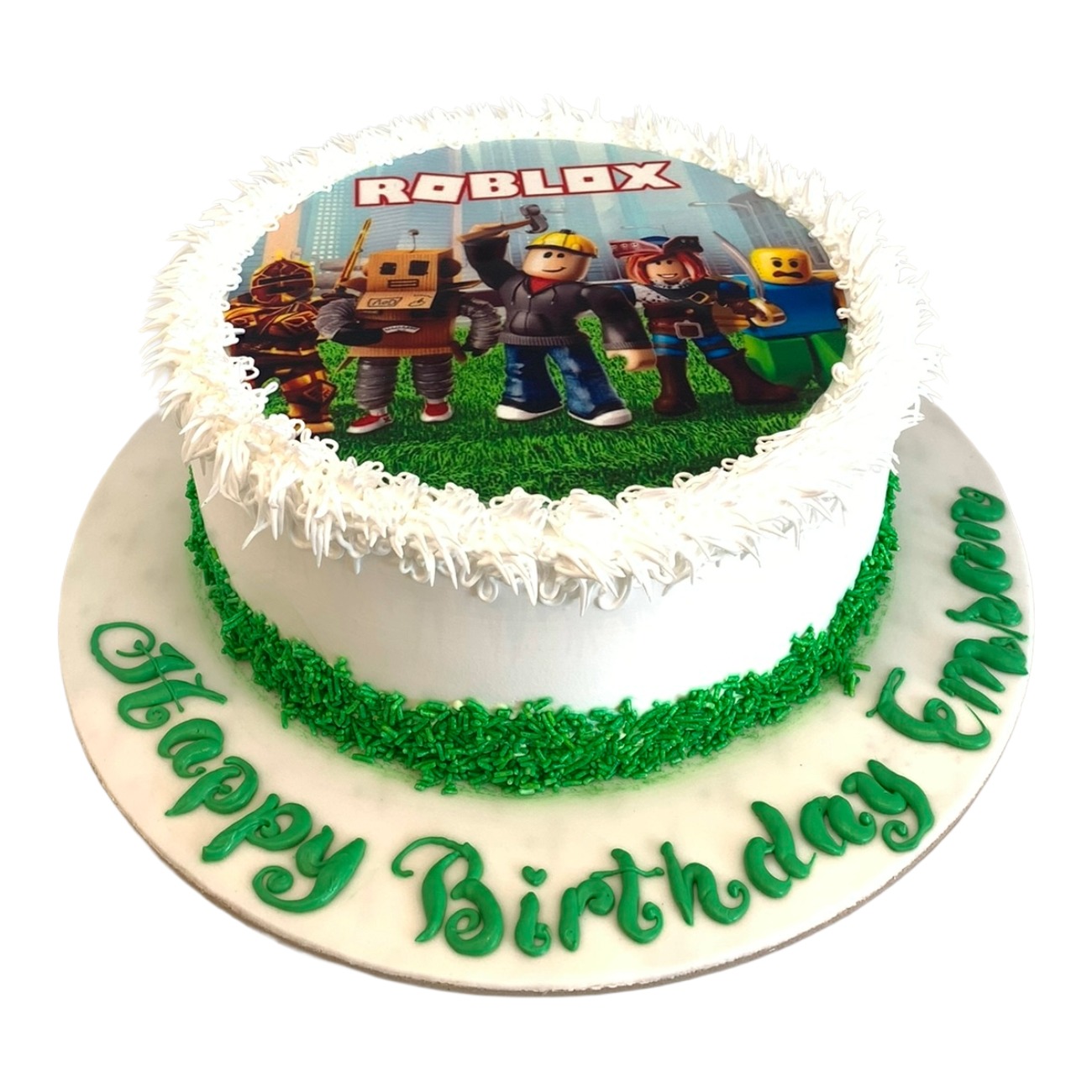Roblox World Adventure Photo Cake