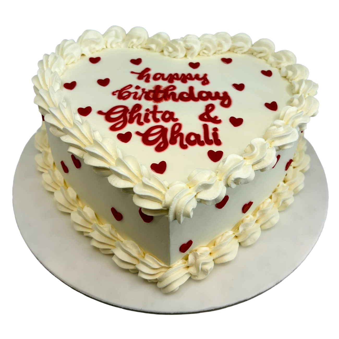 Shared Heart Cake