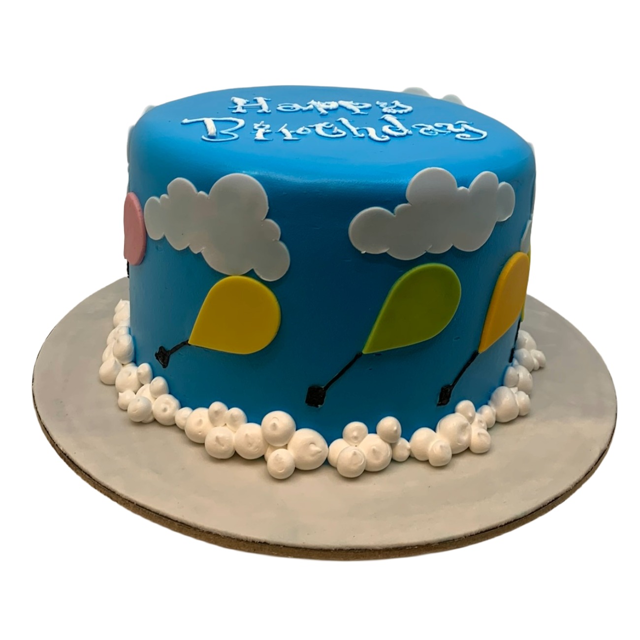 Sky Adventure Balloon Birthday Cake