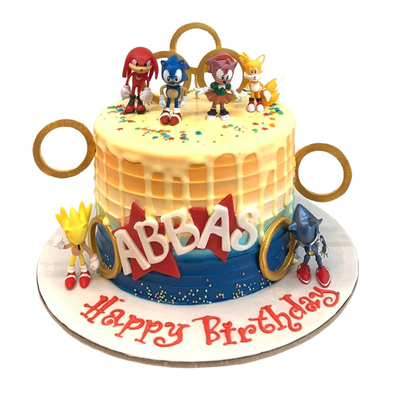 Sonic & Friends Racing Cake