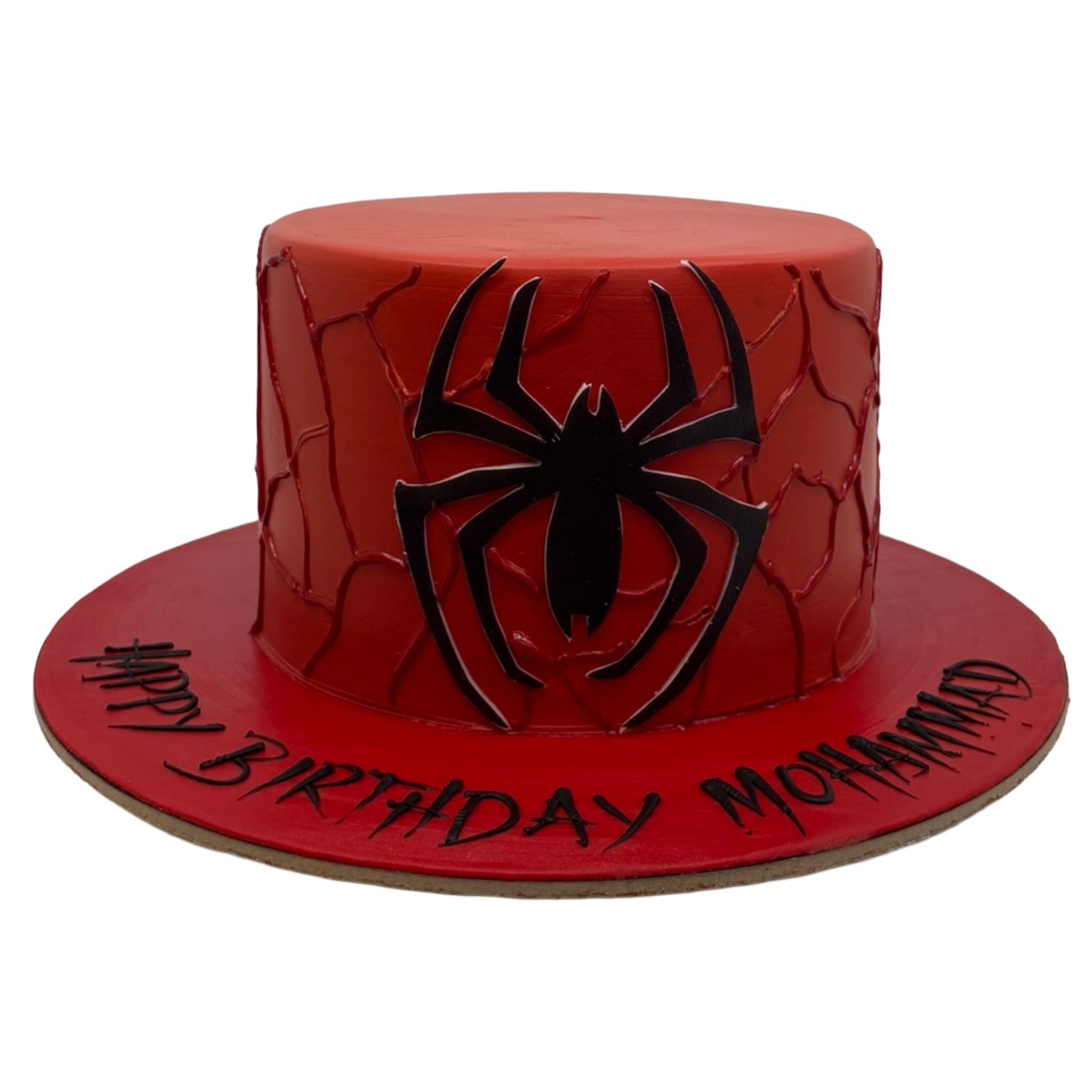 Spiderman Web-Slinger Red Cake
