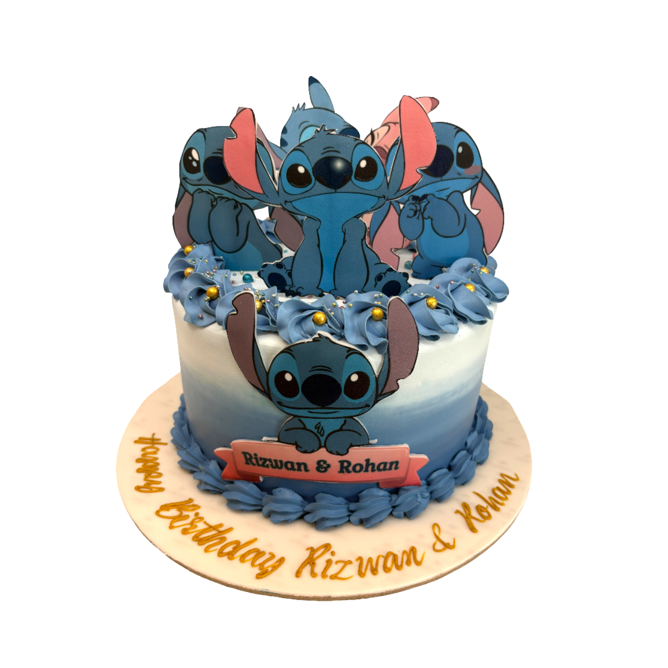 Stitch & Friends Tropical Cake