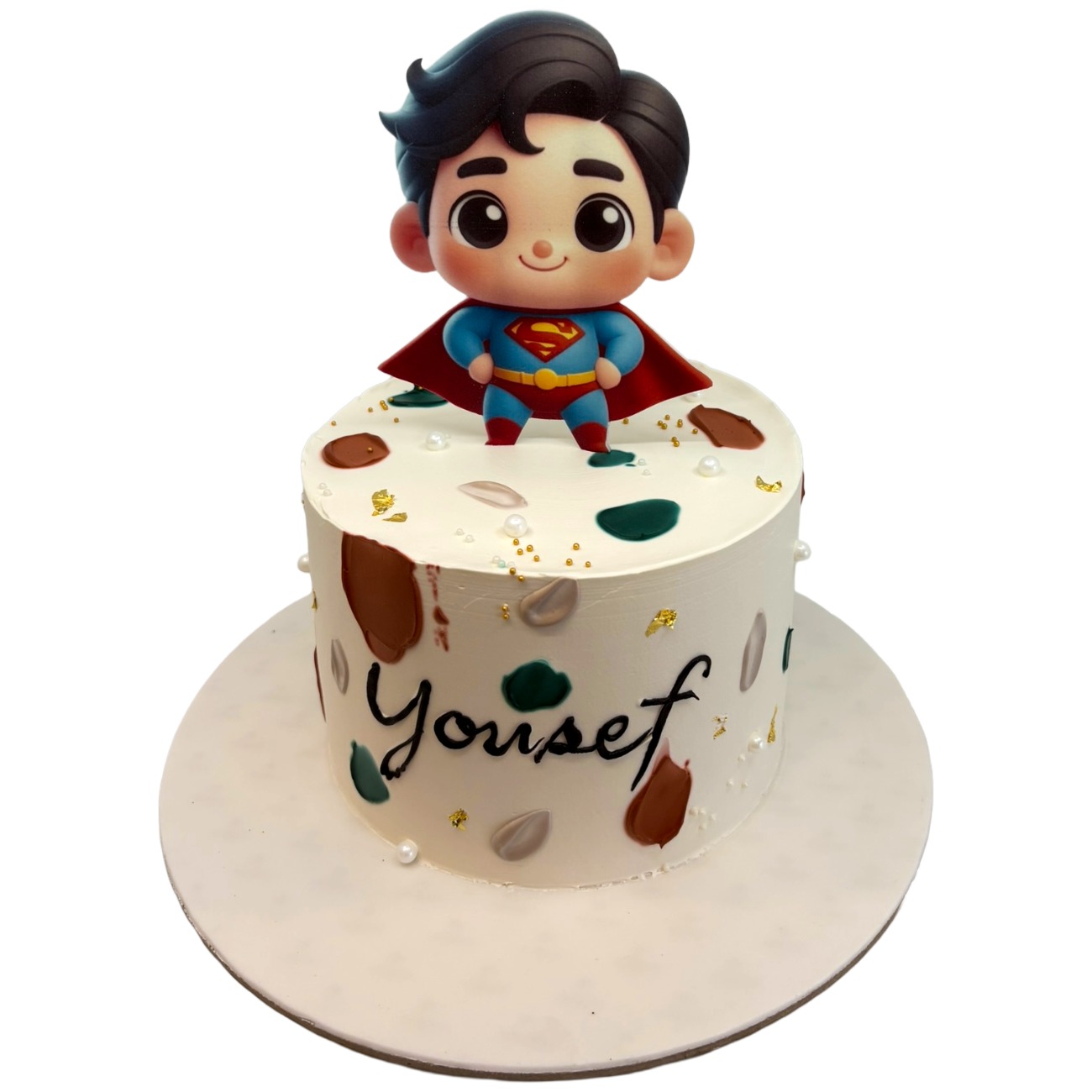 Superboy Chibi Hero Cake
