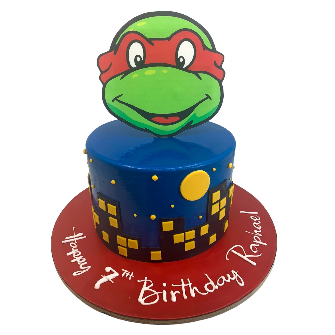 TMNT Night City Cake