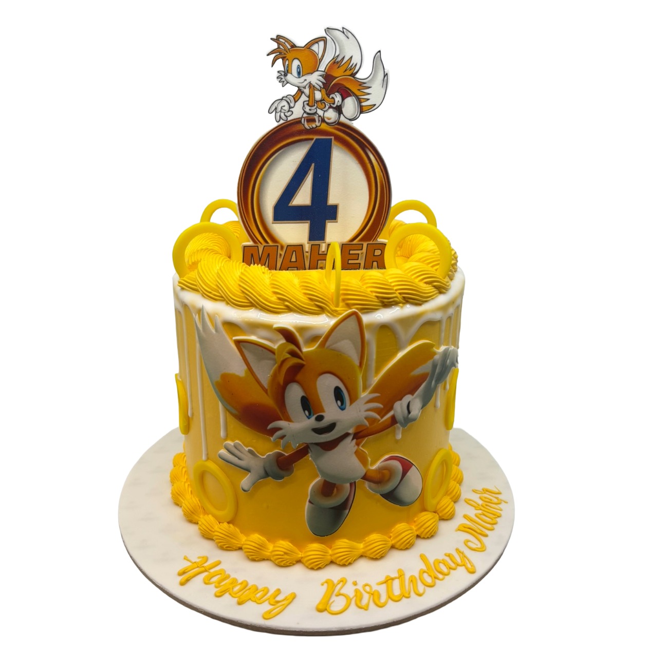 Tails Sonic Speed Cake
