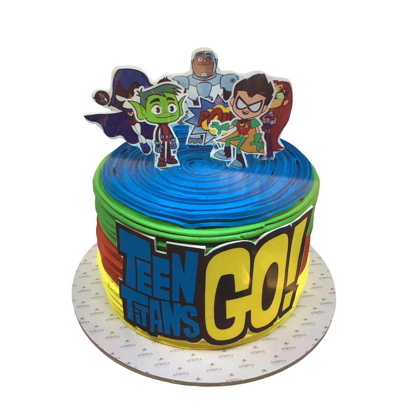 Teen Titans Go! Character Cake