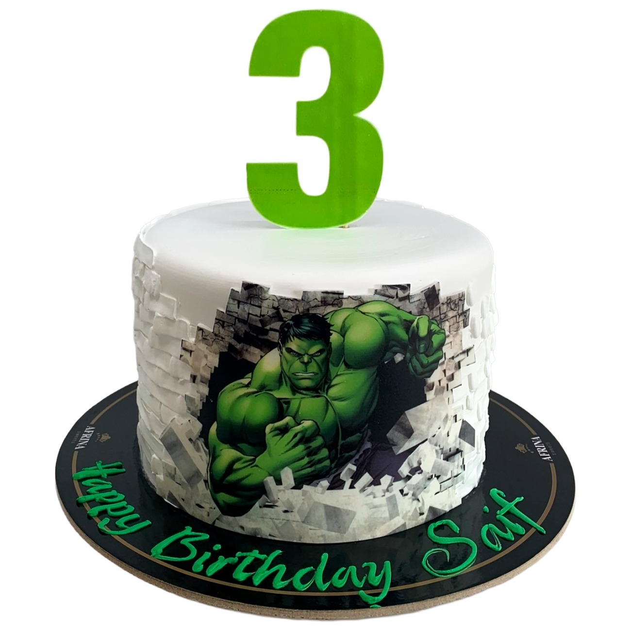 The Incredible Hulk Smash Cake