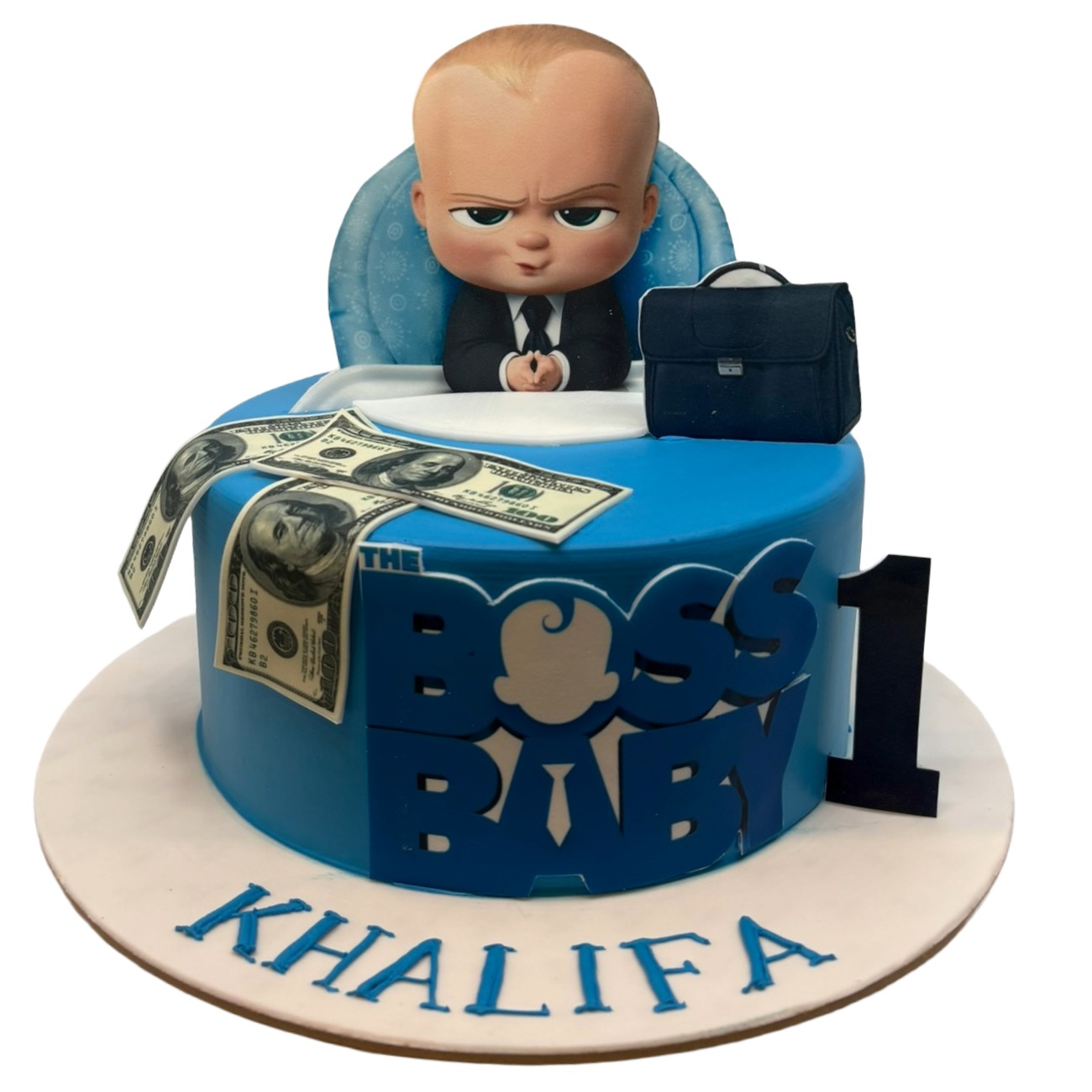 The Rich Boss Baby Executive Cake