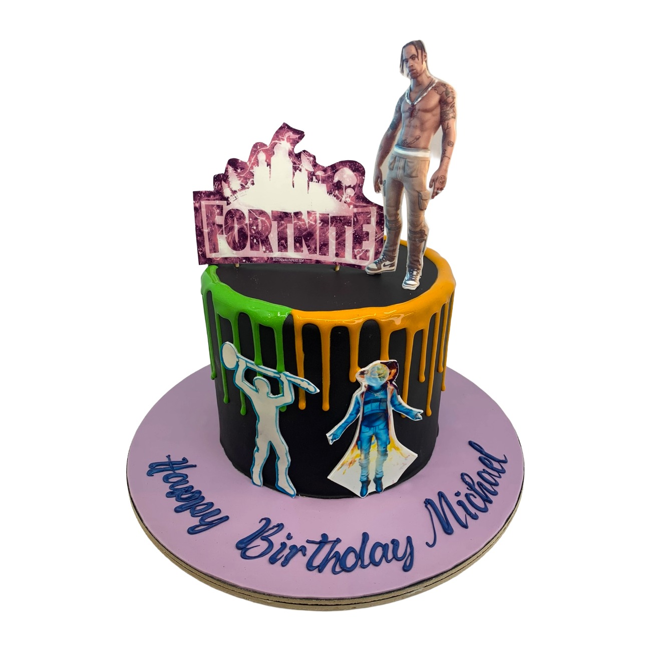 Travis Scott x Fortnite Concert Cake