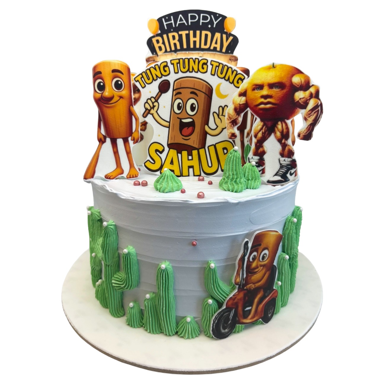 Tung Tung Sahur Character Adventure Cake